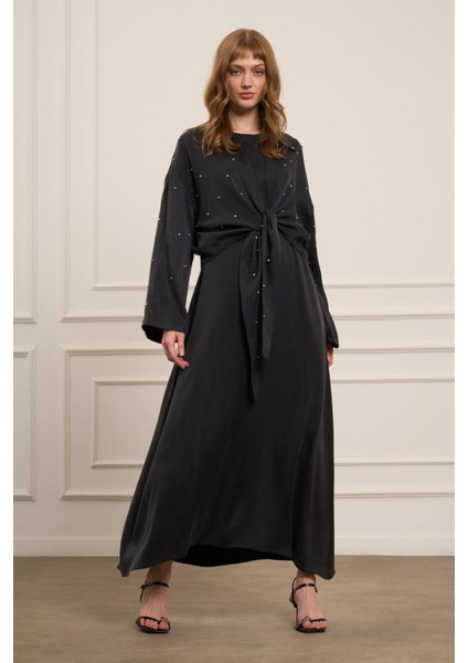 Kadın Cupra Taşlı Takım Siyah fırsatları