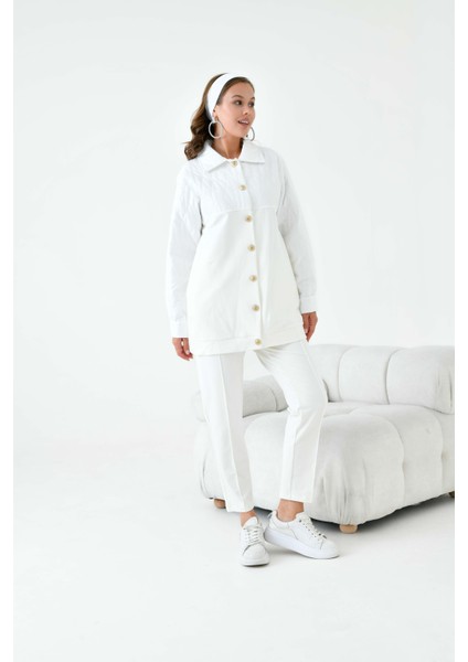 Kadın Capitone Takım Ekru indirimleri