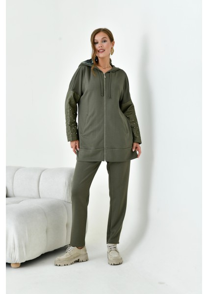 Kadın Kapitone Takım Haki