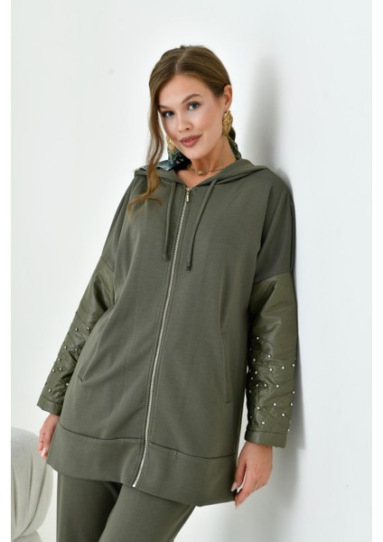 Kadın Kapitone Takım Haki fırsatları