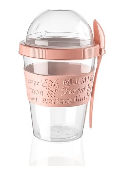 Taken Go Kapaklı Kaşıklı Pratik Taşınabilir Meyveli Yoğurt Kabı indirimleri