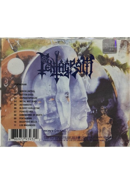 CD Pentagram - Imzalı Kapak CD