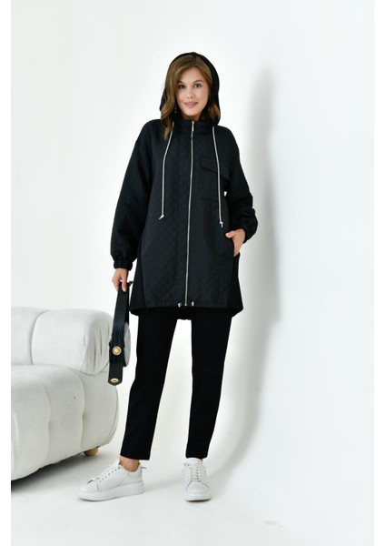 Kadın Kapitone Detay Takım Siyah fırsatları