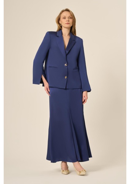 Kadın Etekli Takım Lacivert modelleri