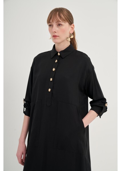 Kadın Tansel Elbise Siyah fiyatları