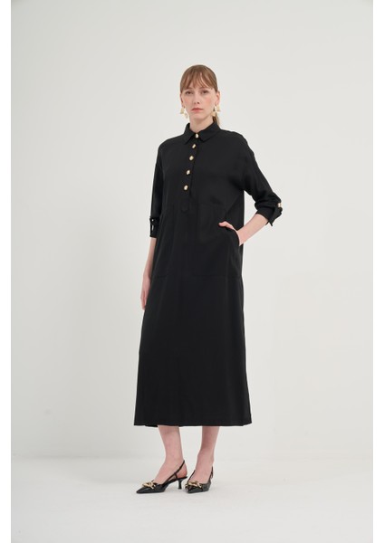 Kadın Tansel Elbise Siyah modelleri