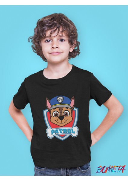 Kahraman Patiler Chase Paw Patrol Çocuk Tişört T-Shirt