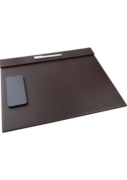 Sümen Masaüstü Tekli Toplantı Odası,otel Odası ve Resepsiyon Sümeni Desk Pad Vegan 35X45 Cm.,kahverengi