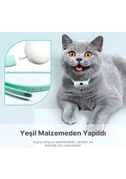 Beyaz Akıllı Kedi Lazer Tasma, Eğlenceli ve Egzersiz Destekli Oyuncak fırsatları