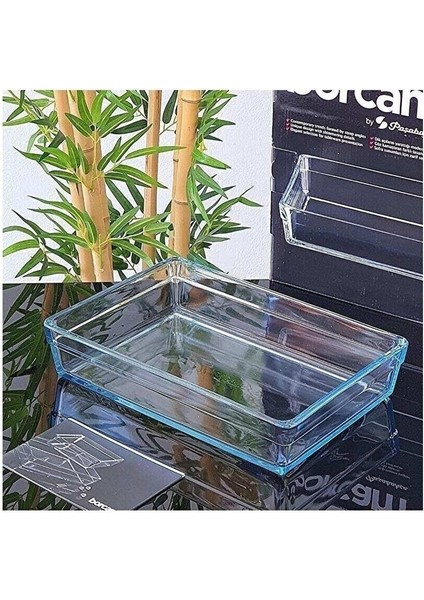 Premium Borcam Ikili Premum Dikdörtgen Fırın Seti Tepsi 159128 2400CC 4350CC fırsatları