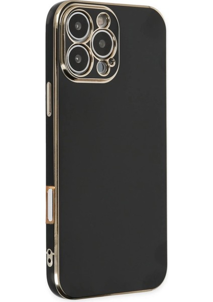 Apple iPhone 16 Pro Max Kılıf Volet Silikon - Siyah