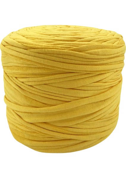 Sarı 044 Penye İp Büyük Boy 650 gr 130 mt Örgü İpi