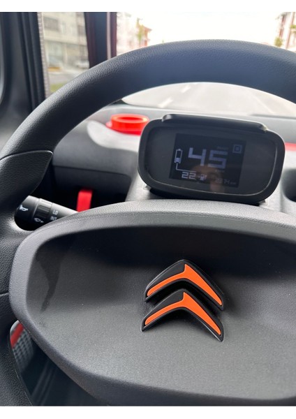 Citroen Ami Direksiyon Logosu Turuncu