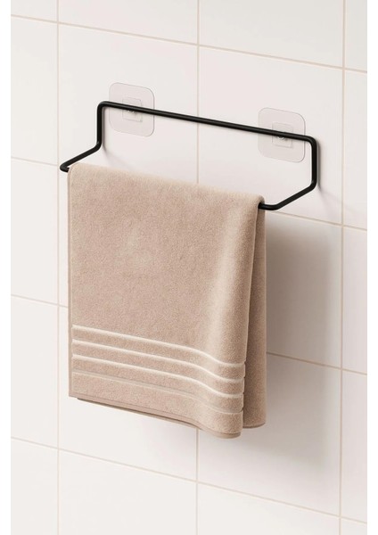 Yapışkanlı Kağıt Havluluk Kağıt Havlu Askısı Tutacağı Metal Banyo Mutfak Havluluğu Modern