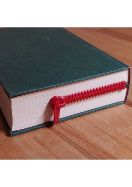 Fermuar Şeklinde Kitap Ayracı Şık Kitap Ayracı