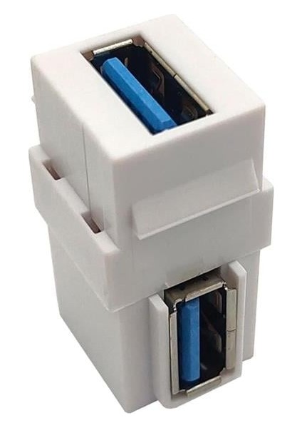 Powermaster PM-25355 USB 3.0 90 Derece Dişi-Dişi Konnektör