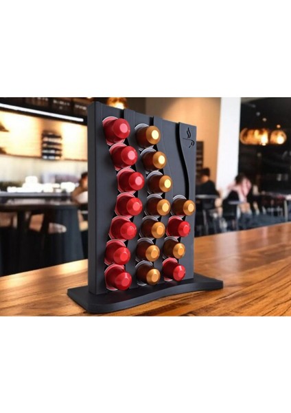 Nespresso Uyumlu Kahve Kapsül Tutucu Kutusu Standı