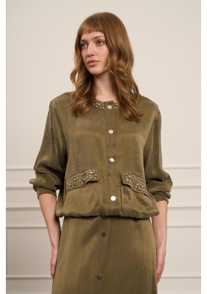 Kadın Cupra Etekli Takım Haki fiyatları