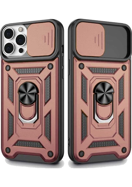 Apple iPhone 12 Pro Max Uyumlu Kızaklı Kamera Korumalı Tank Kılıf fiyatları