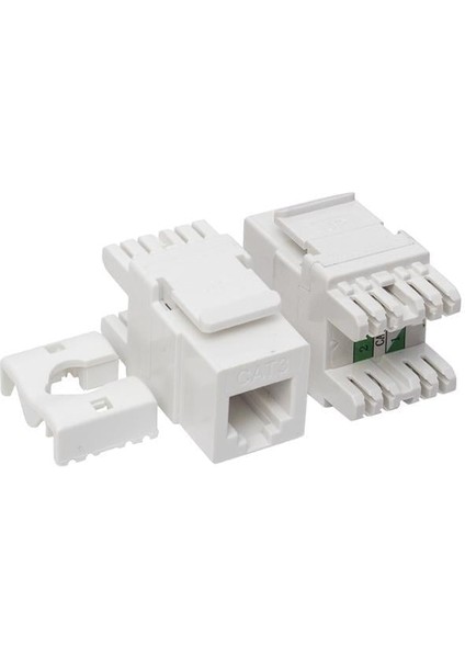 Rj 45 Cat3 Şase 180 Derece Keystone Jack