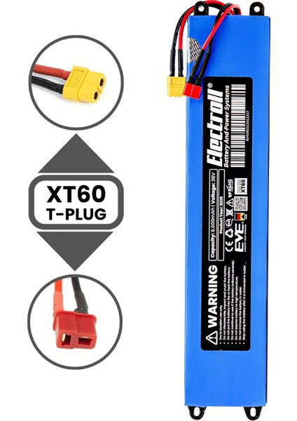 Onvo Ov-007 Uyumlu Batarya (ORJİNAL KAPASİTE) 36v 8000mah Pil Elektrikli Scooter Bataryası Değişimi indirimleri