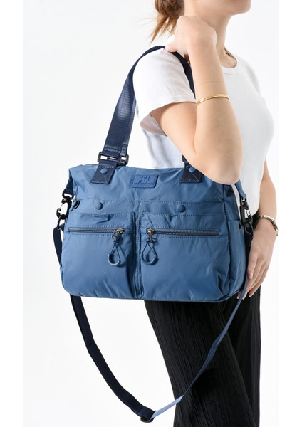 571 Collections Çanta Ultra Hafif Su Geçirmez Çok Cepli Omuz Çantası (Model: 571-13-9M)