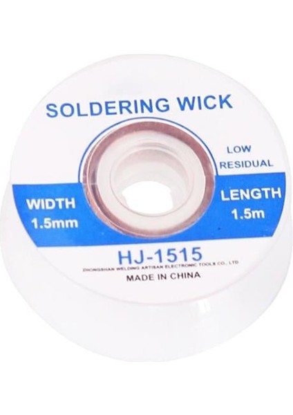 Powermaster 1.5 mm 1.5 Metre Lehim Alma Teli HJ-1515