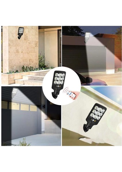 Powermaster HS-8037B Solar 9 Cob Ledli Hareket Sensörlü Sokak Lambası