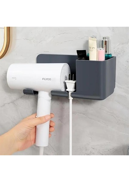 Sunup SN-27125 Banyo Rafı Sabunluk Diş Fırçası Saç Kurutma Makinesi