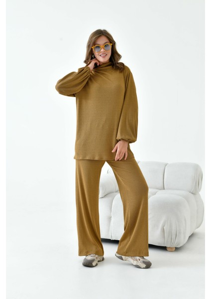 Kadın Dokuma Ikili Takım Camel indirimleri