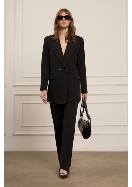 Kadın Blazer Takım Siyah modelleri