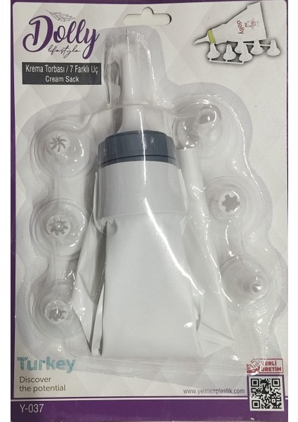 Dolly 7 Uçlu Krema Torbası