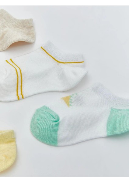 Lcw Baby Baskılı Erkek Bebek Patik Çorap 5'li (S5) modelleri