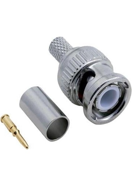 Erkek Sıkmalı Rg 59 Bnc Konnektör
