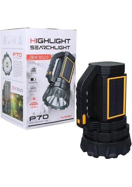 Powermaster MX-W5191-P50 Solar Işıldak