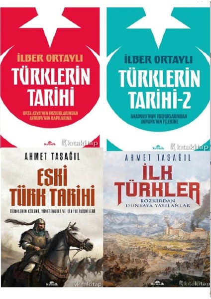 Türklerin Tarihi-Türklerin Tarihi 2-Eski Türk Tarihi-Ilk Türkler-Ahmet Taşağıl-Ilber Ortaylı 4 Kitap