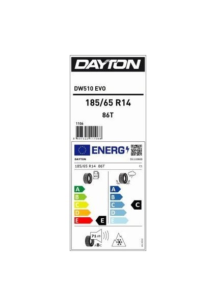 185/65R14 86T DW510E M+S / Sfm Oto Kış Lastiği fiyatları