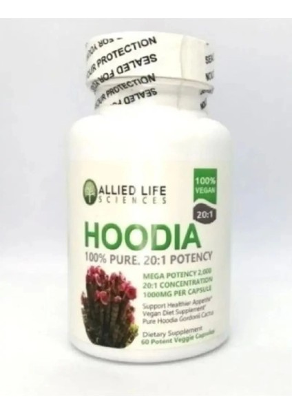 Hoodia Bonie Healthierr Appetite Iştahı Destekleyen Vegan Diet Supplement Takviyesi x 3 Adet