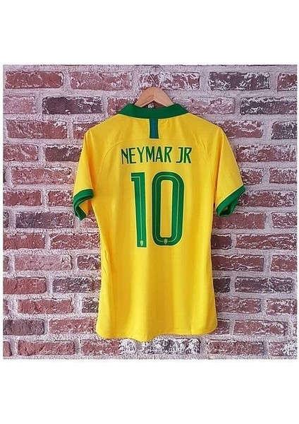 #10 N,e,y,m,a,r, J,r, 2023-24 Sezonu Brezilya Milli Takımı Yetişkin Forması (Ycl)