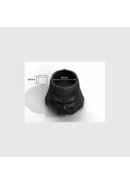 Dart Vader Görünümlü Dekoratif Saksı/kalemlik fiyatları