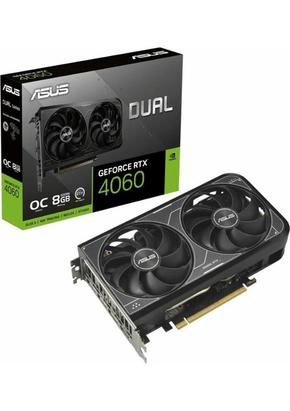 Dual Geforce Rtx 4060 Oc 8gb Gddr6 128BIT Hdmı/dp Ekran Kartı