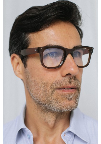 Belen Brown Erkek Mavi Işık Koruyucu Gözlük modelleri