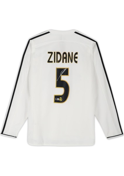 Real Madrid Los Galacticos #5 Zinédine Zidane Futbol Forması Uzun Kollu fırsatları