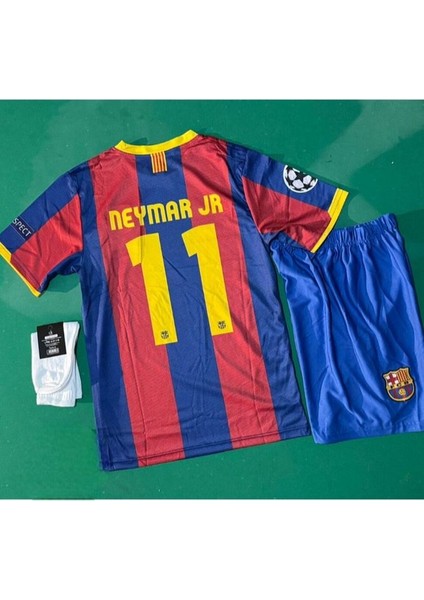 2011 Barcelona Şampiyonlar Ligi Neymar Jr Forma Takımı 3'lü Set Çorap Hediyeli