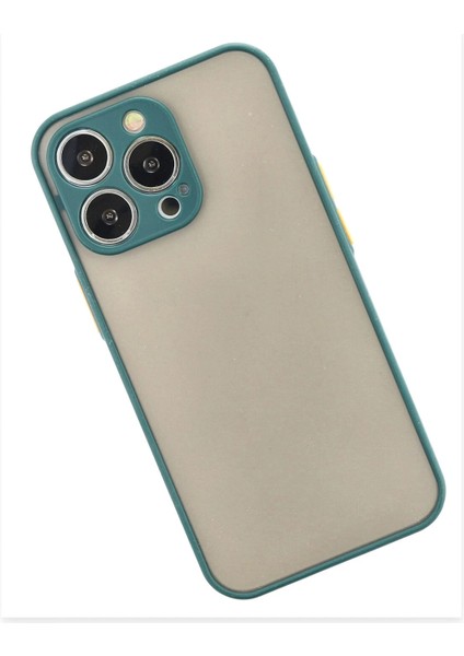 Apple iPhone 15 Pro Max Kılıf Montreal Silikon Kapak - Yeşil fiyatları