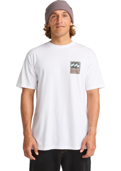 Stamp Ss Beyaz Erkek Kısa Kol T-Shirt