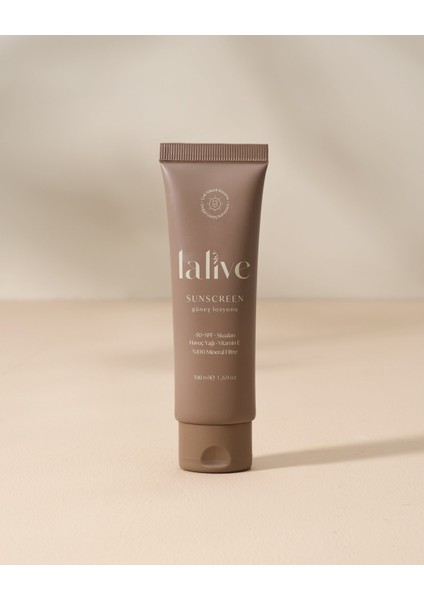 %100 Doğal Mineral Filtreli SPF 50+ Güneş Kremi 100 ml