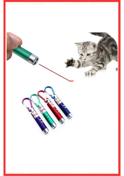 Eğlenceli 3 Fonksiyonlu Kedi Oyuncağı Lazer ile Keyifli Vakit Geçiriyor