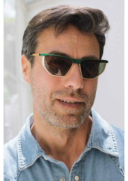 Kasey Green Gold Green Erkek Güneş Gözlüğü fiyatları
