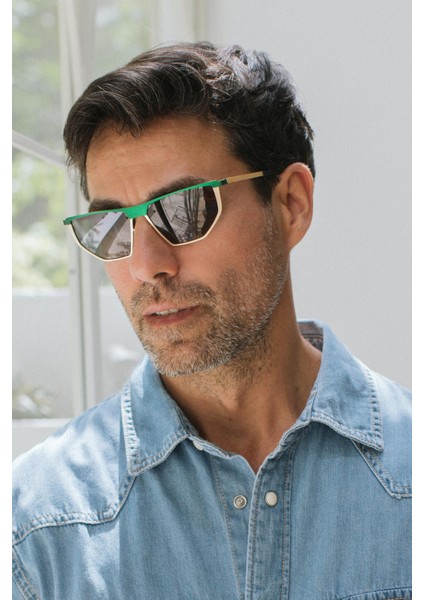 Kasey Green Gold Green Erkek Güneş Gözlüğü modelleri